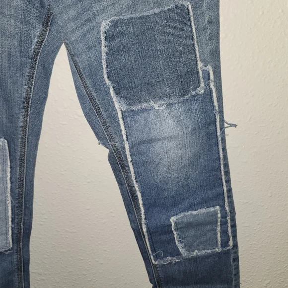 Free People Patchwork Jeans Size 29 - Picture 5 of 10